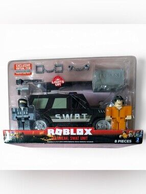 Roblox Jailbreak SWAT Unit Vehicle Playset w/ Exclusive In-Game Code INTERACTIVE